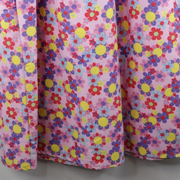 NOS Vintage 70s Floral Print Muumuu Dress Large - Picture 7 of 9